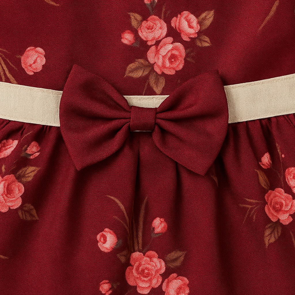 Girls Cotton Frock - Image 4