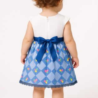 Girls Cotton Frock - Image 4