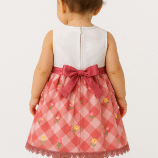 Girls Cotton Frock - Image 2